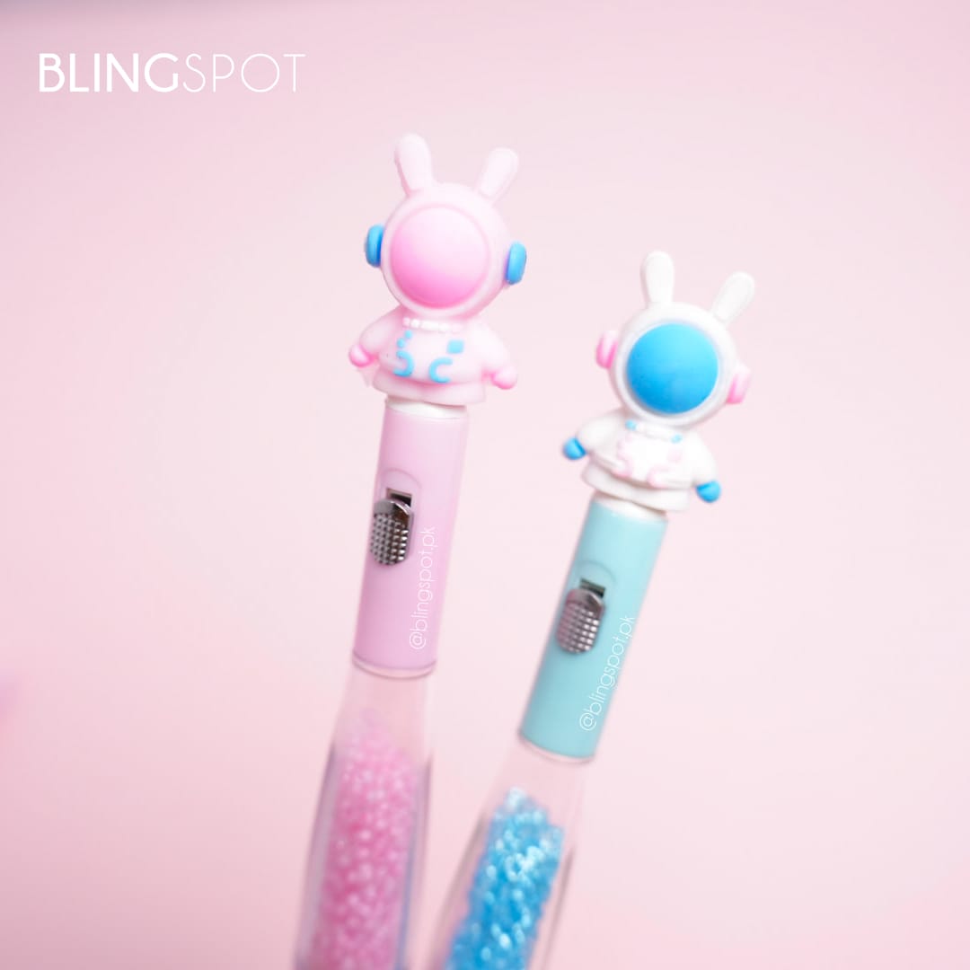 Crystals Bunny Astronaut Light - Gel Pen