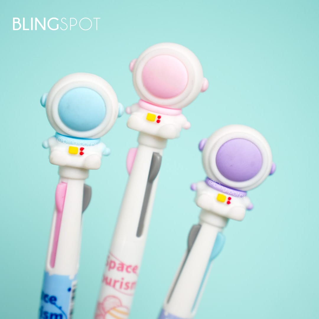 Multicolored Pastel Astronaut - Ballpoint Pen 3 in 1