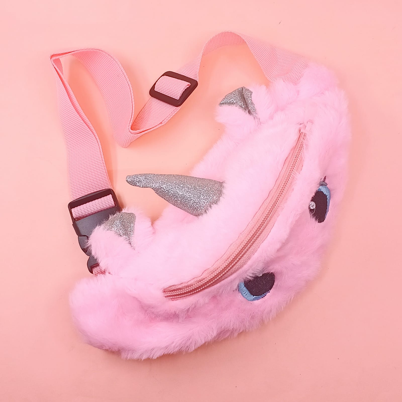 Pink Unicorn Close Eye - Shoulder Bag