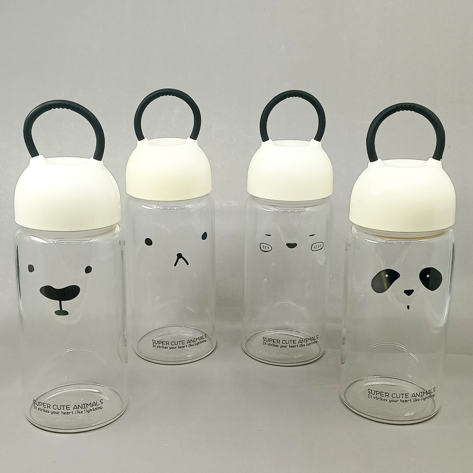 Cute Panda Glass - Water Bottle