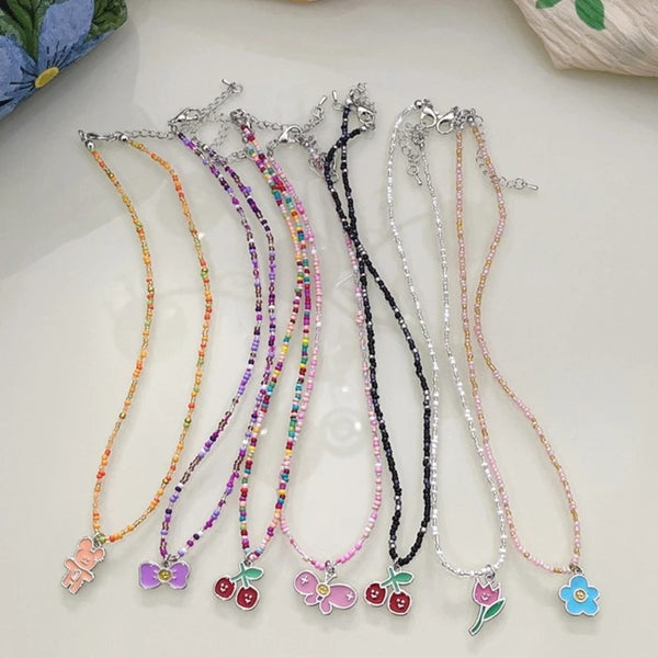 Cuties Multi Beads - Necklace