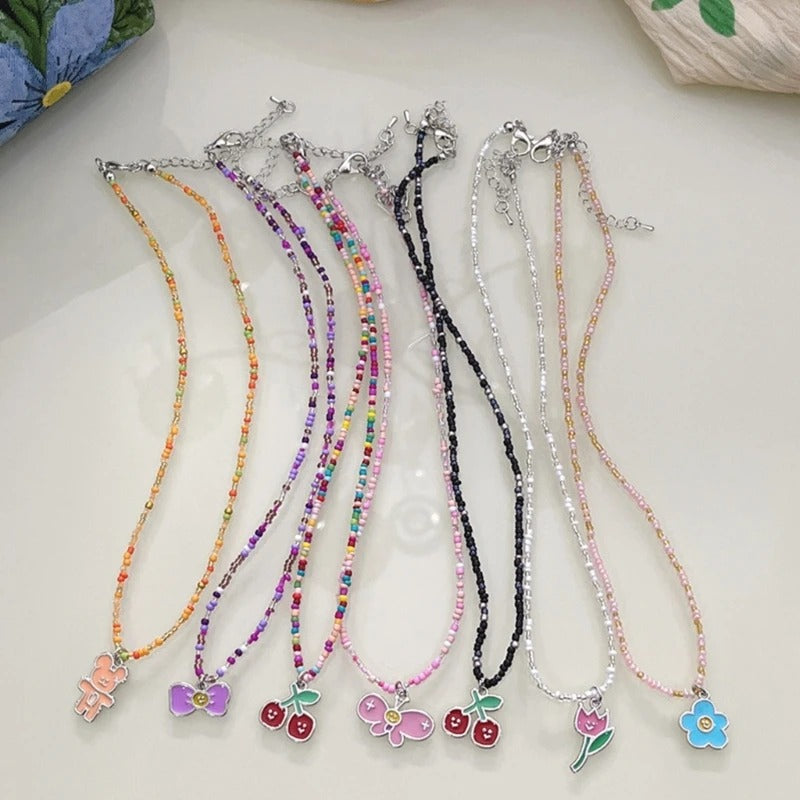 Cuties Multi Beads - Necklace