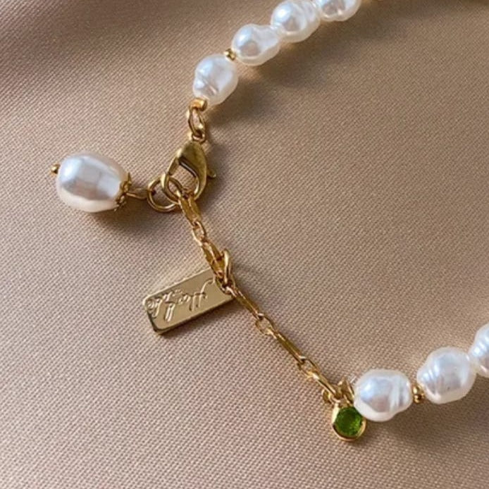 Fancy Pearls Gold Glam - Bracelet