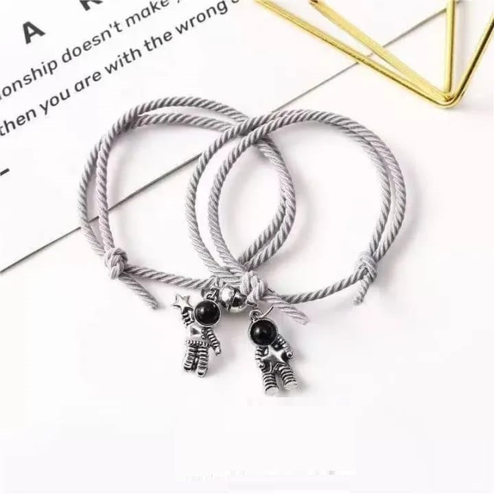 Astronaut Space Man Grey - Bracelet Set Of 2