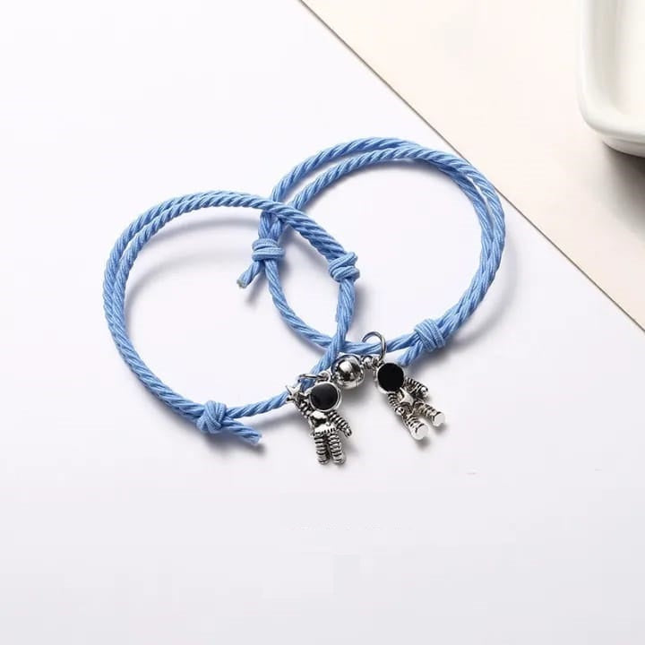 Astronaut Space Man Blue - Bracelet Set Of 2