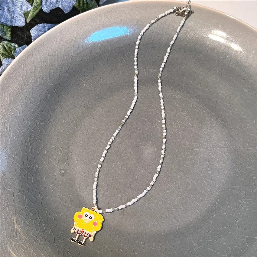 Spongebob  Multi Beads - Necklace