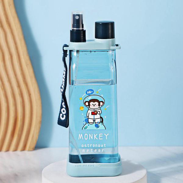 Monkey Astronaut Meteor - Water Bottle  ( 2 in 1 )