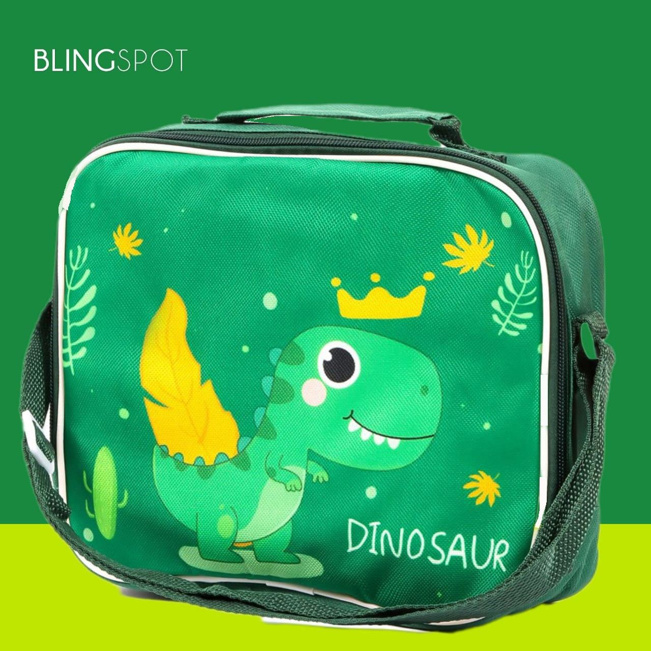 Dinosaur Lunch Box & Water Bottle Combo Set - (  3 in 1 )