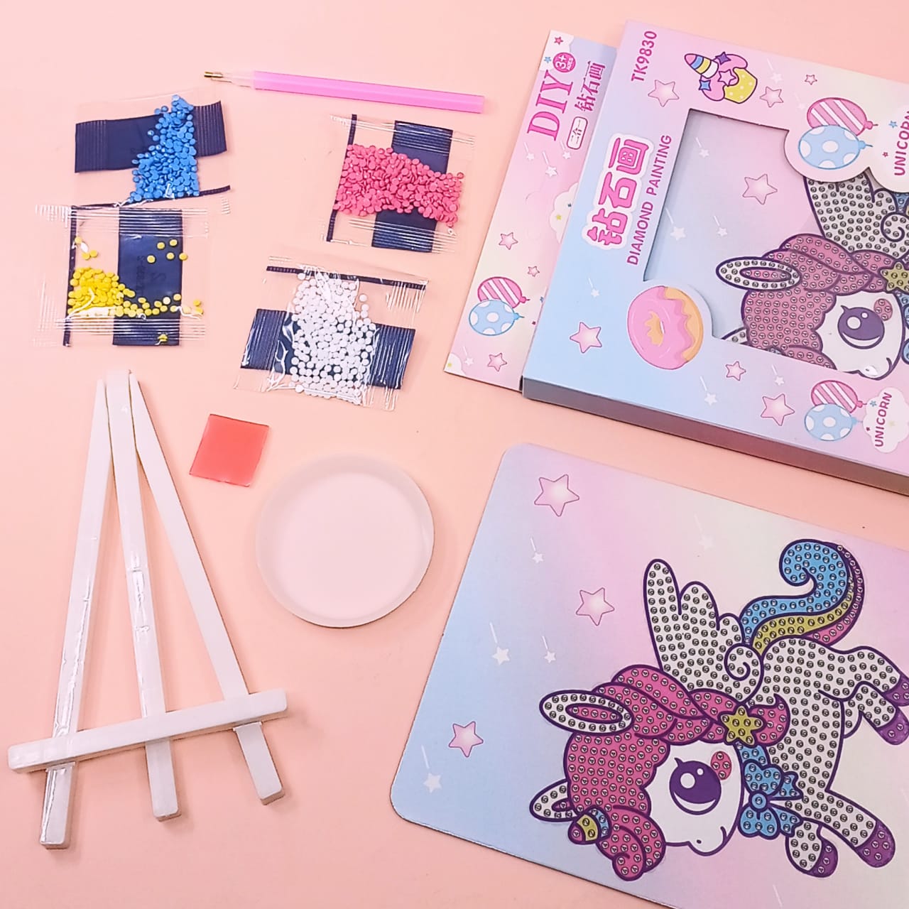 Unicorn Fly Diy  - Diamond Painting Set