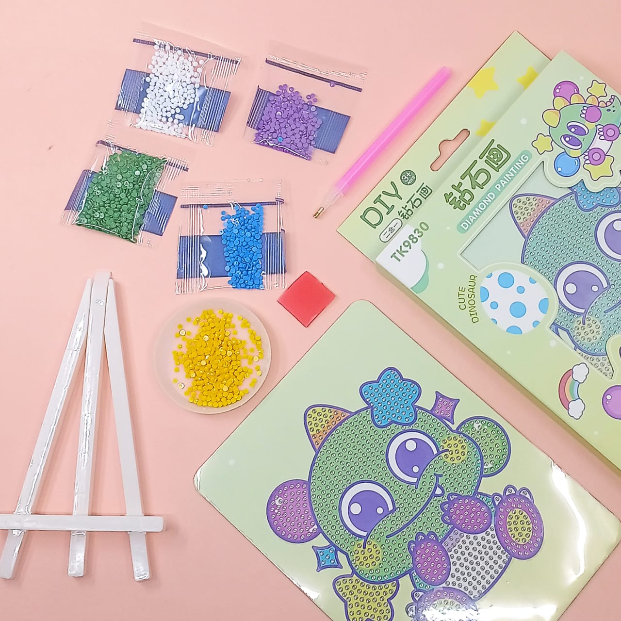 Dino Diy  - Diamond Painting Set