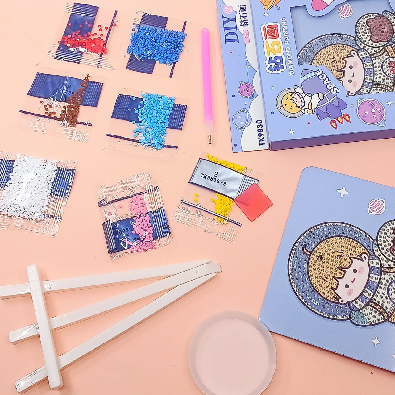 Space Boy Diy  - Diamond Painting Set