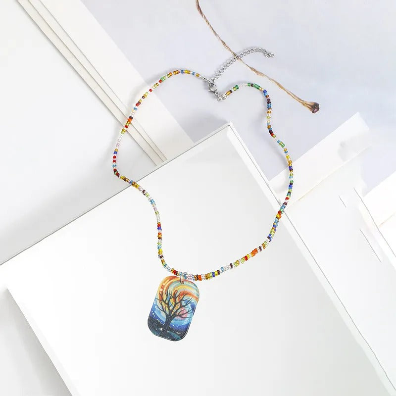 Multi Beads Necklace - Style 2