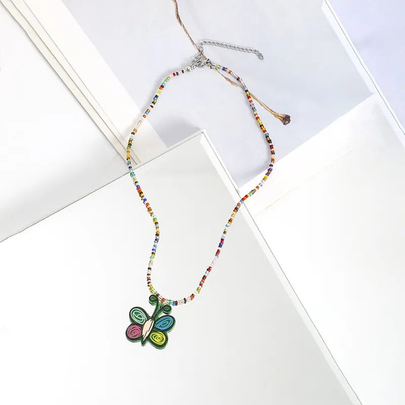 Multi Beads Necklace - Style 3
