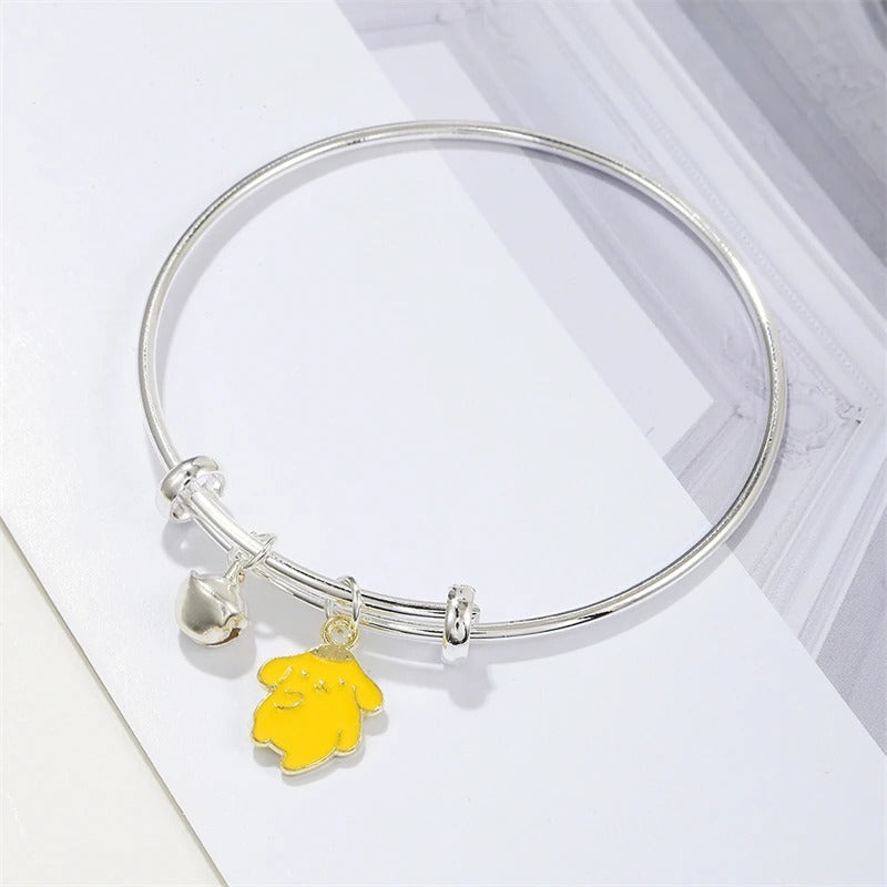 Pompopurin Heart Bangle - Bracelet