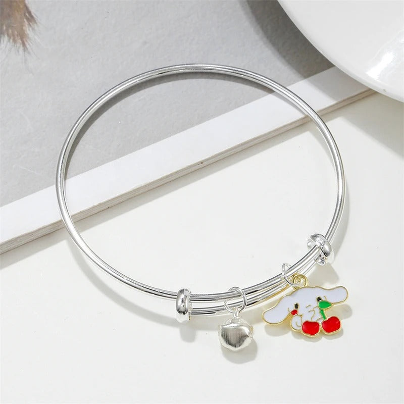 Cinnamoroll Cherry Heart Bangle - Bracelet