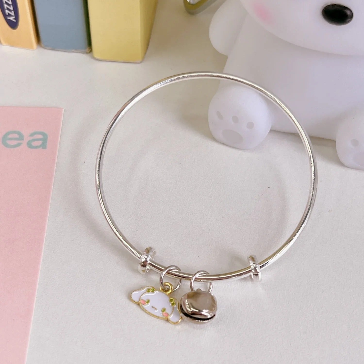 Cute Cinnamoroll Heart Bangle - Bracelet