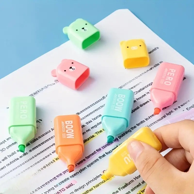 Cute Bear - Highlighter Set Of 6