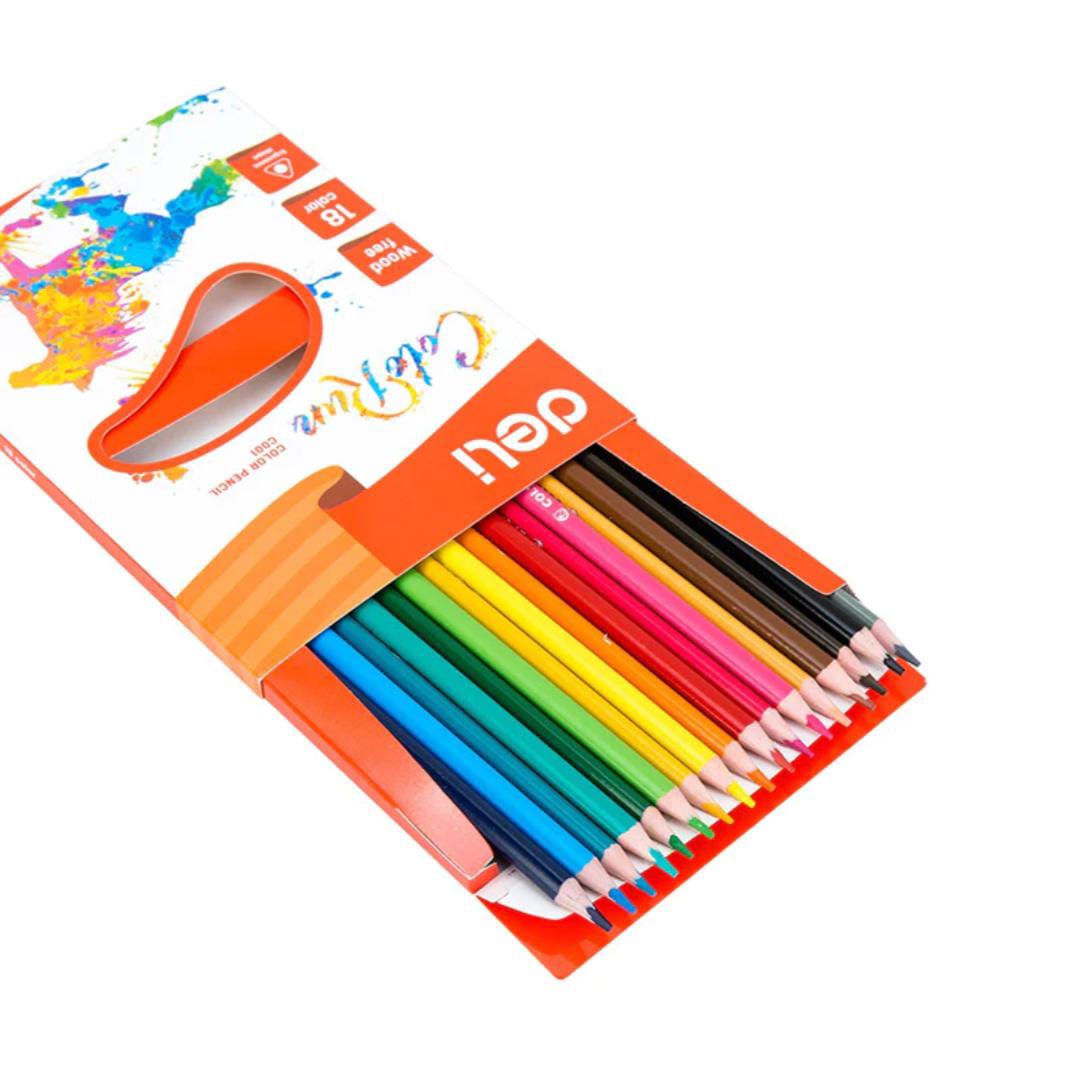 Deli Color Run Pencil Colors Set Of 18