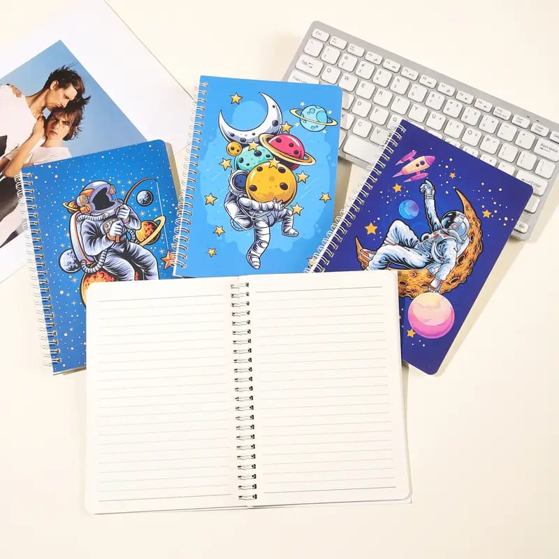 Space Explorer Astronaut Spiral - Notebook / Journal