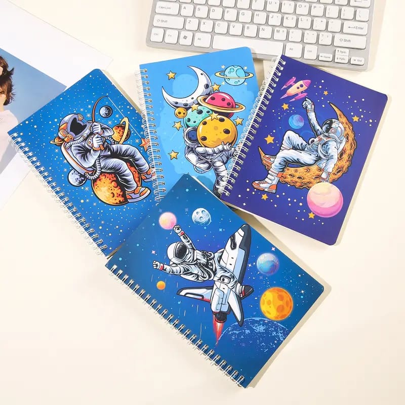 Space Explorer Astronaut Spiral - Notebook / Journal