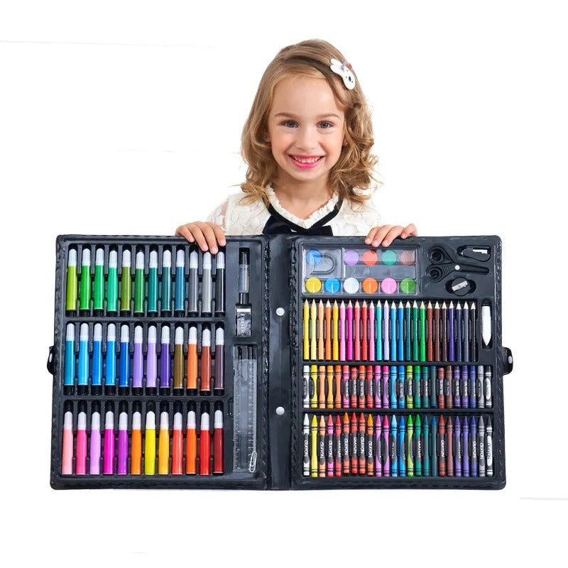 Painting Arts & Crafts Case Artist Drawing Set Of 150