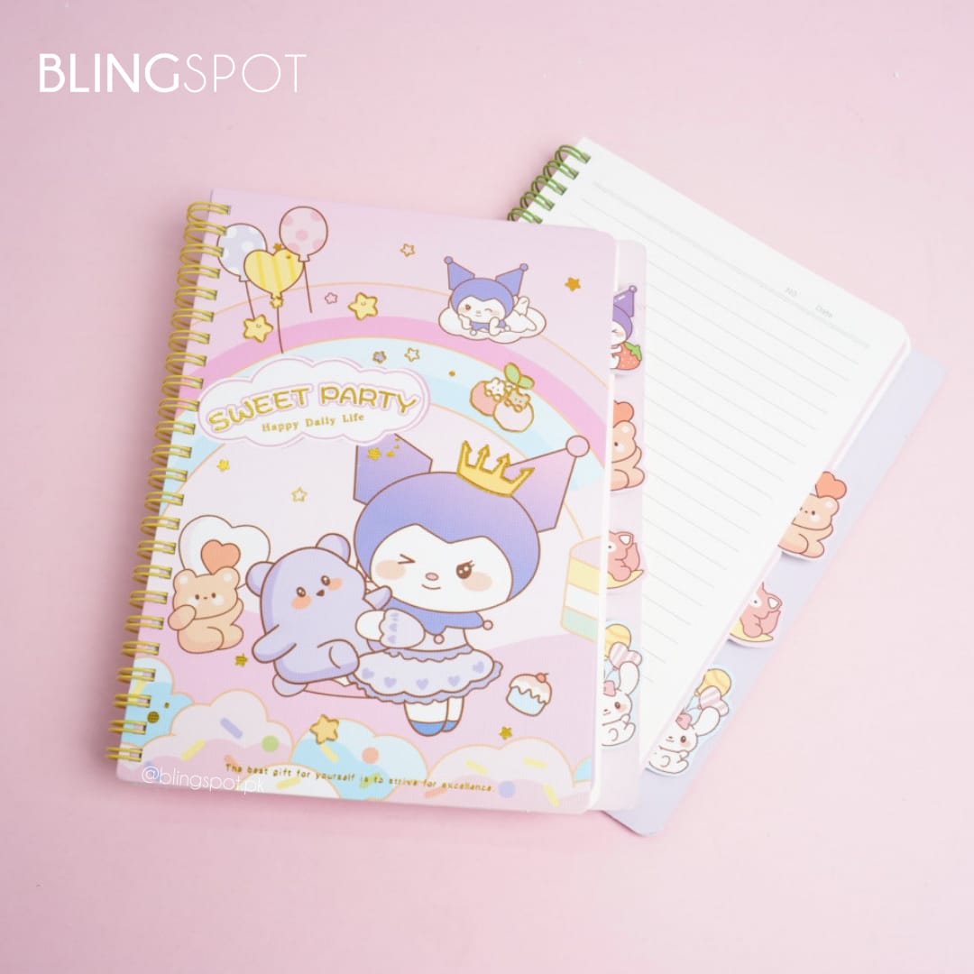 Kuromi Characters  Spiral Notebook / Journal - STyle 1