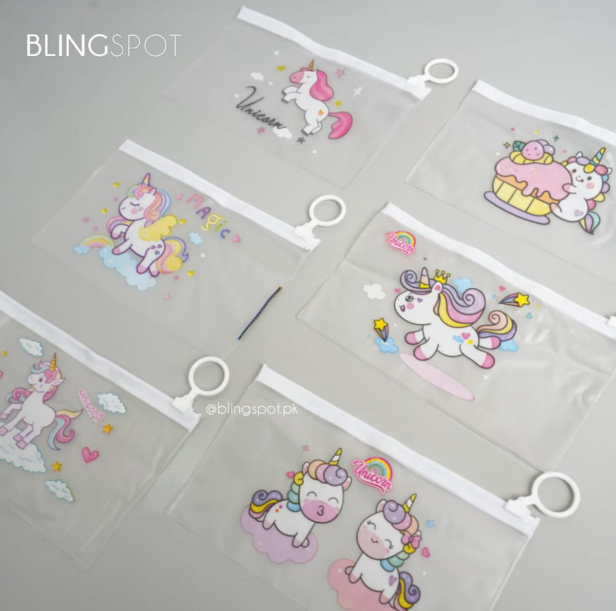 Magical Unicorn Water Resistant Mini Pouch