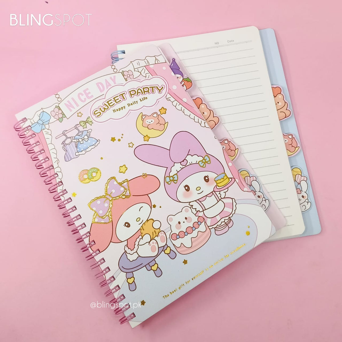 Sanrio Characters  Spiral Notebook Journal - Style 3