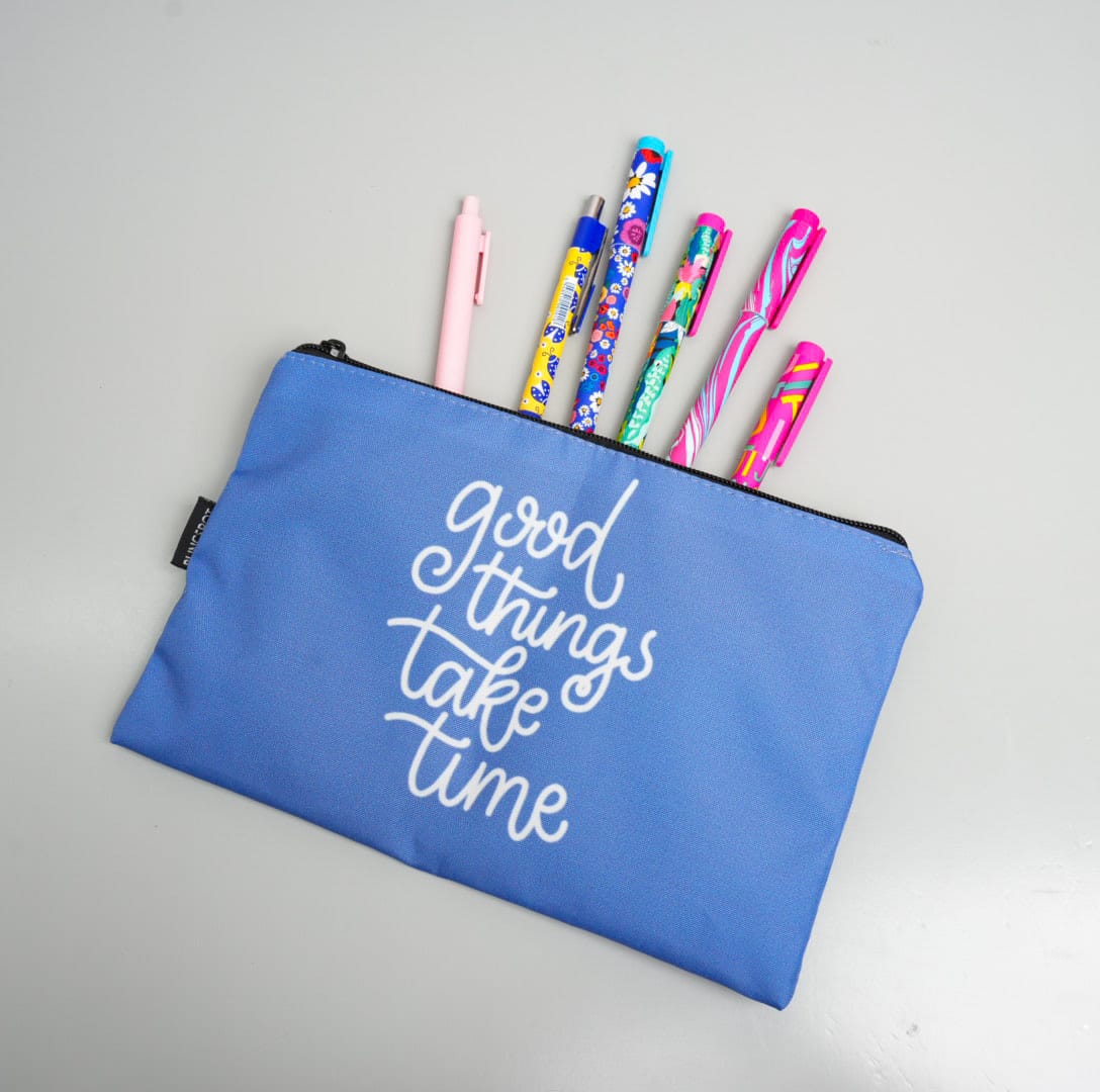 Good Things Take Time - Zipper Pouch