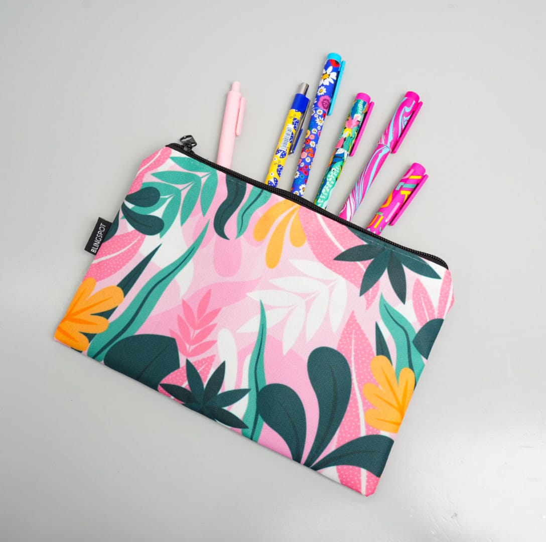 Tropical Leaf - Zipper Pouch