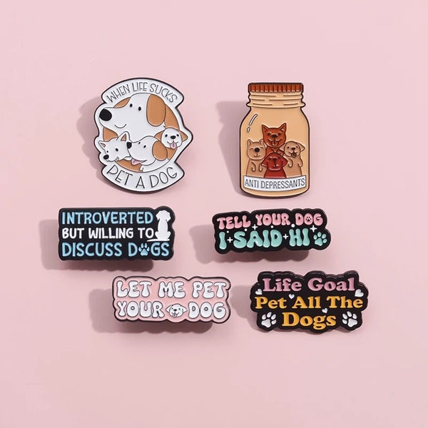 Pet Dog Lovers - Enamel Pin