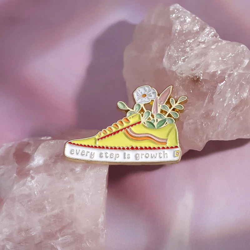 Every Step Is Growth  - Enamel Pin