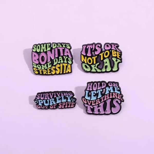 Overthinker - Enamel Pin