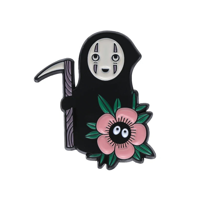 No Face Totoro - Enamel Pin