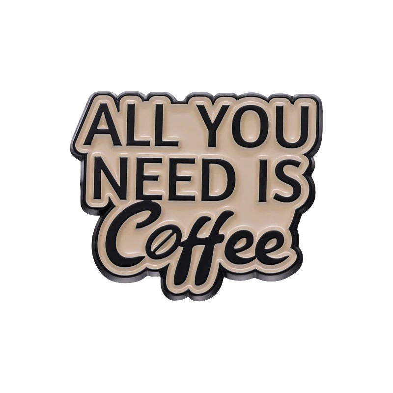 Fueled by Coffee  - Enamel Pin