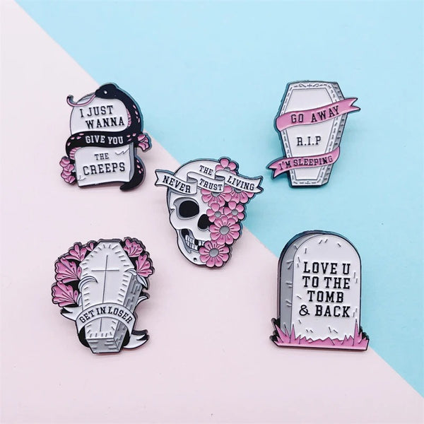 The Never Trust Living - Enamel Pin