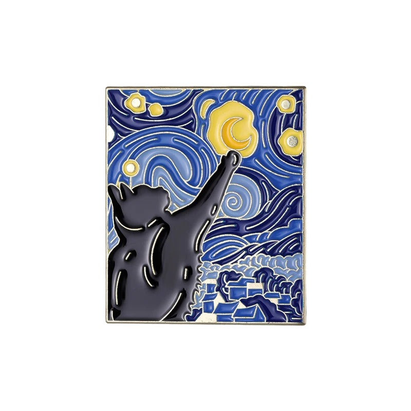 Van Gogh Series Enamel Pin - Style 3