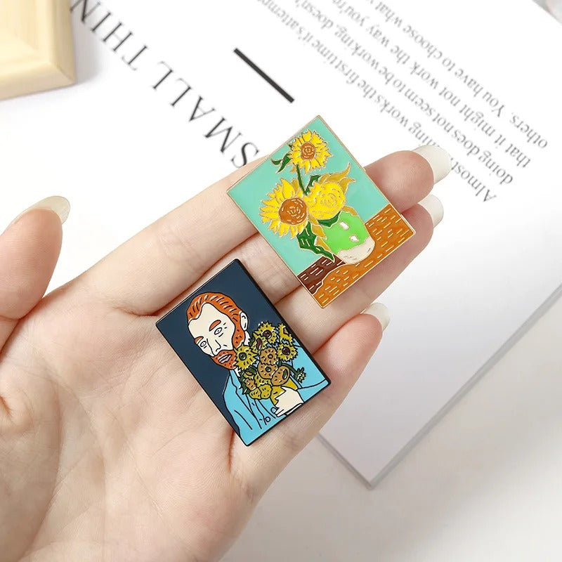 Van Gogh Series Enamel Pin - Style 4