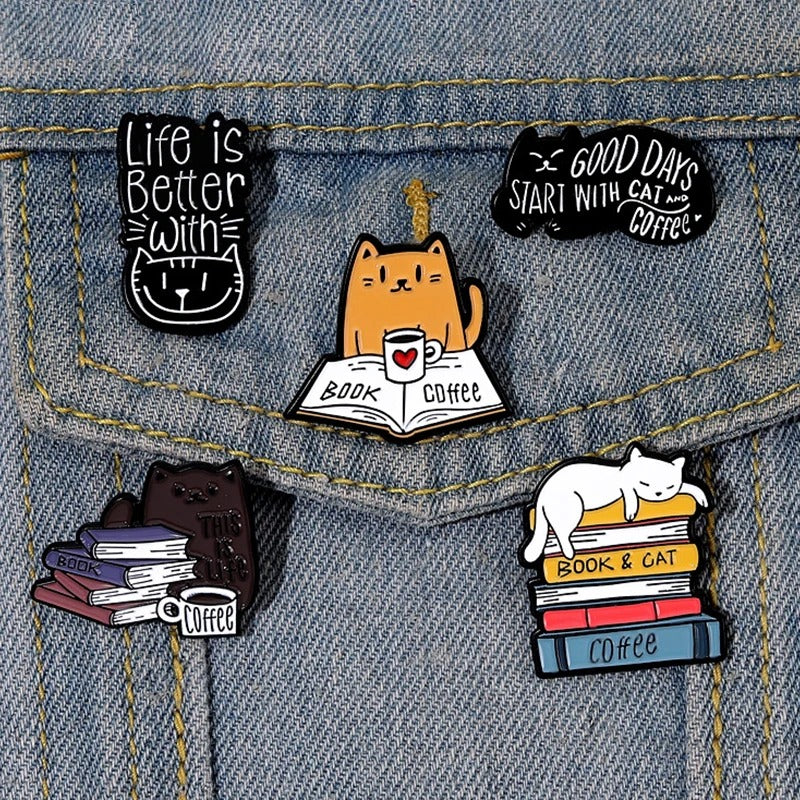 Life Is Better With Cat - Enamel Pin