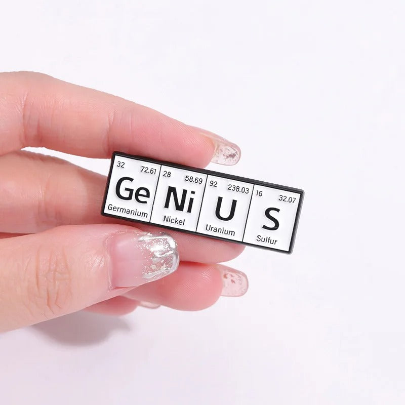 Chemical Elements  - Enamel Pin