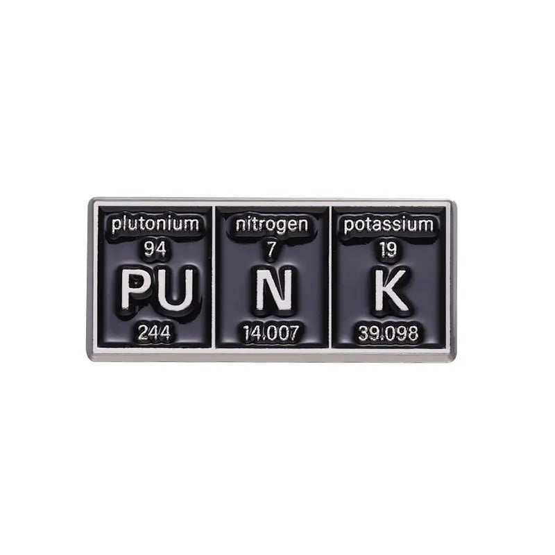 Chemical Elements  - Enamel Pin