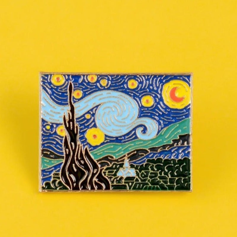 Van Gogh Series Enamel Pin - Style 5