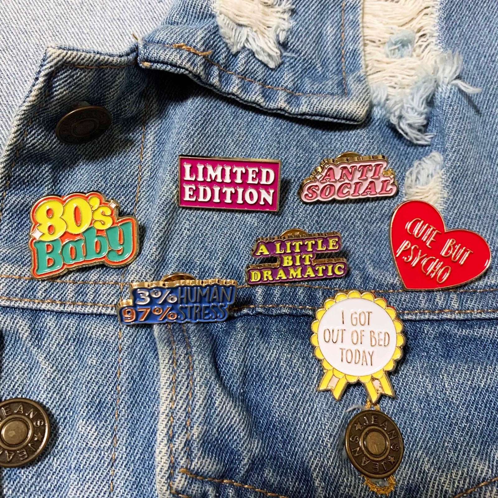 Anti Social - Enamel Pin