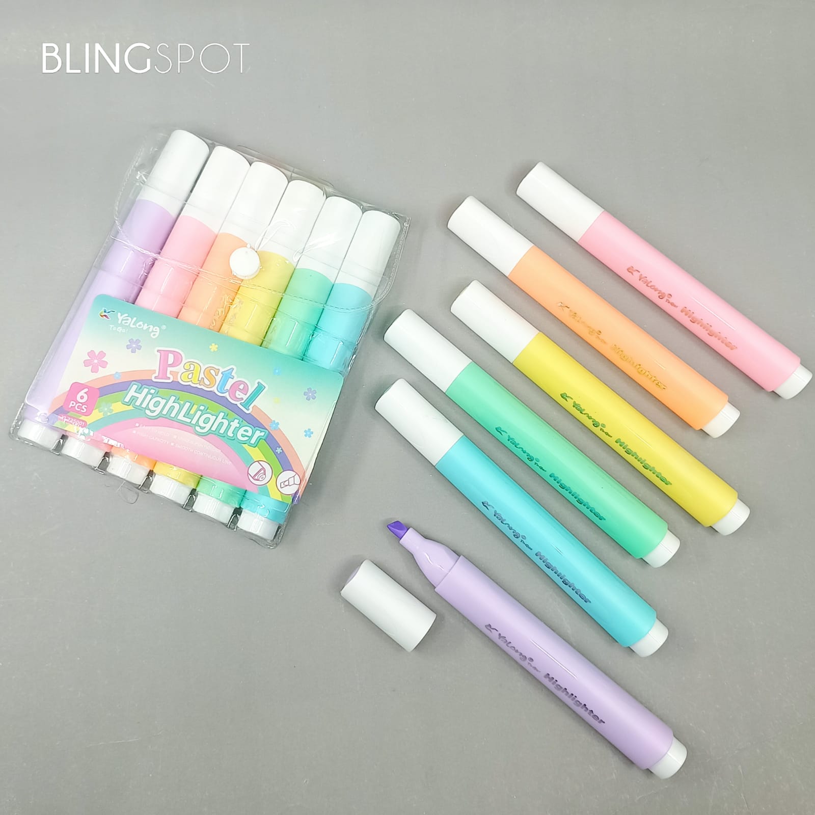 Yalong Jumbo Pastel Color - Highlighter Set Of 6