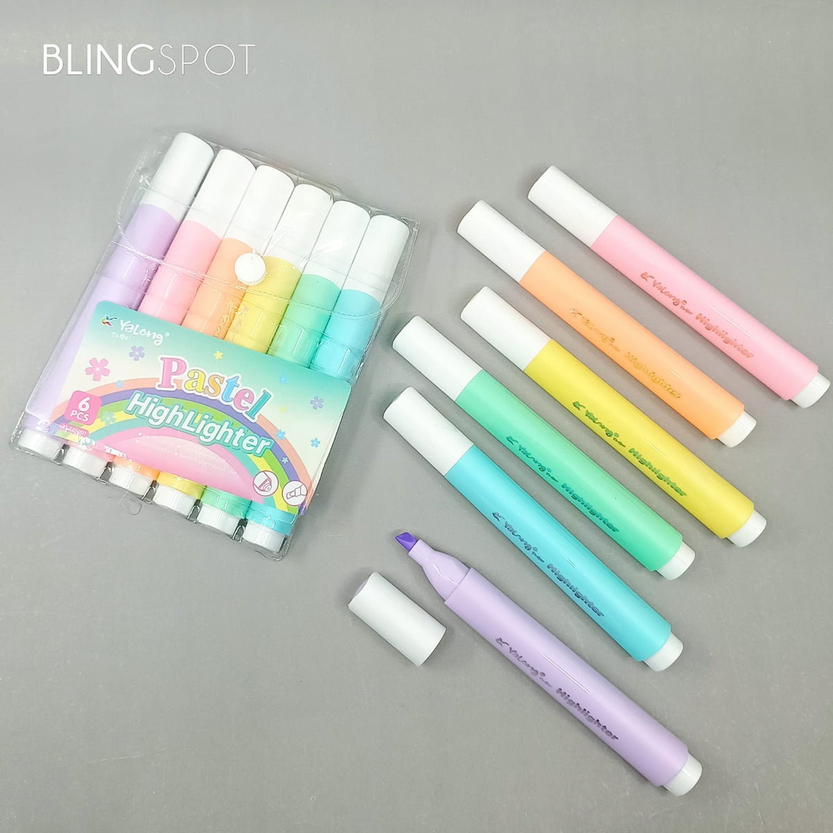 Yalong Jumbo Pastel Color - Highlighter Set Of 6