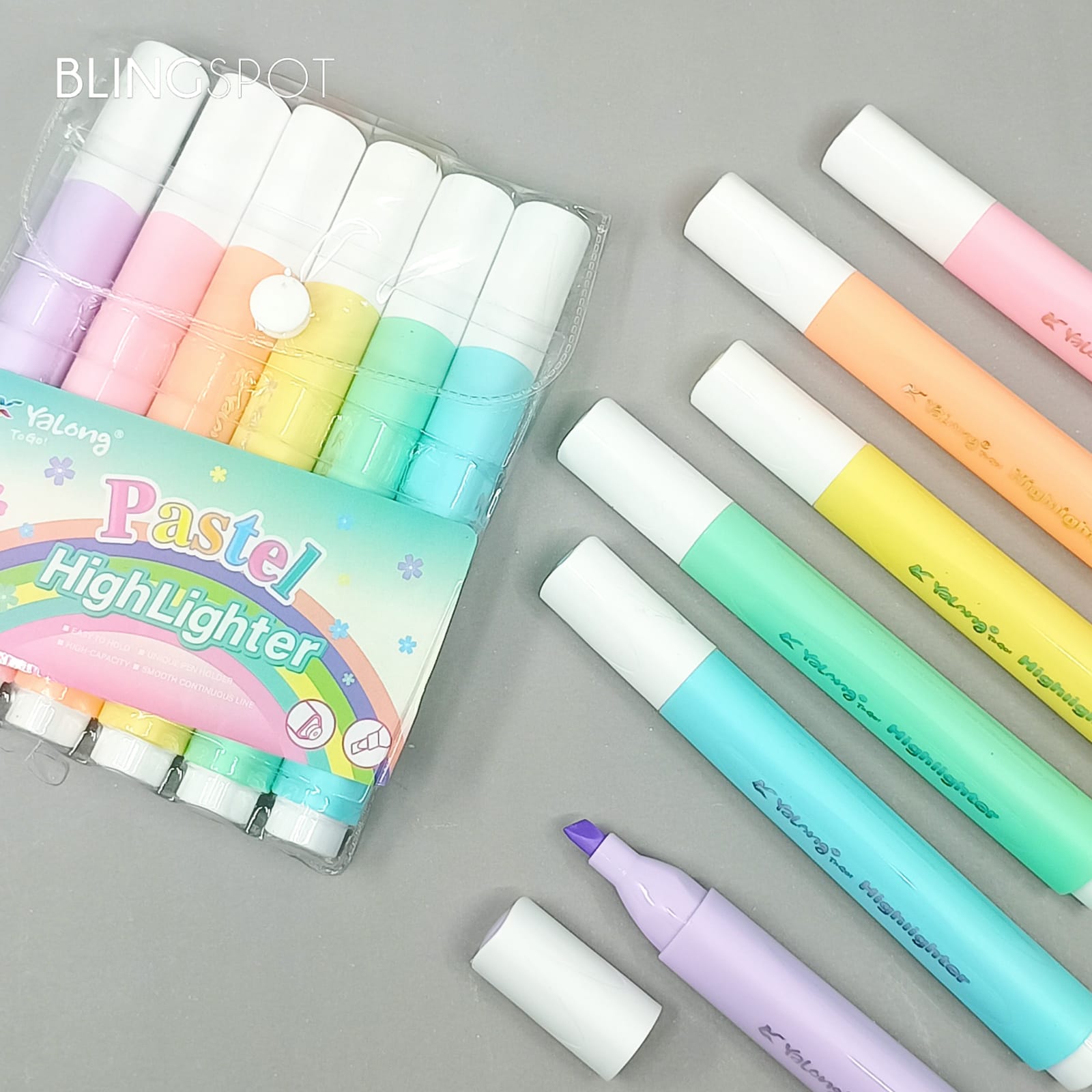 Yalong Jumbo Pastel Color - Highlighter Set Of 6