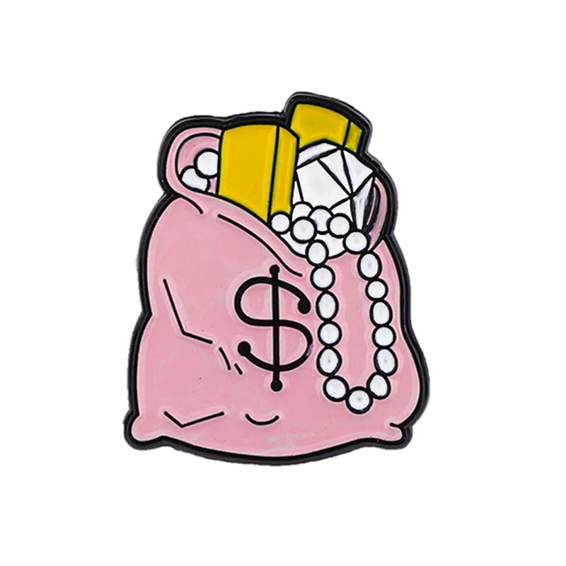 Pink Wallet - Enamel Pin