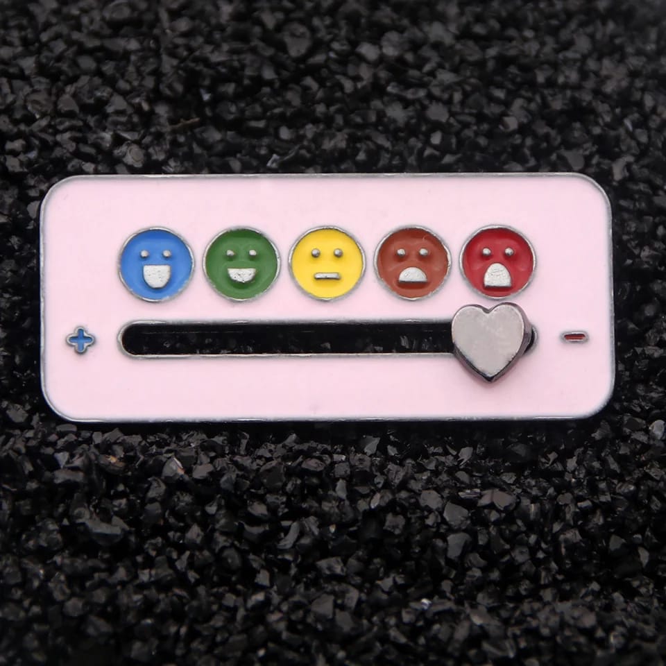 Emotions Emoji Heart  - Enamel Pin