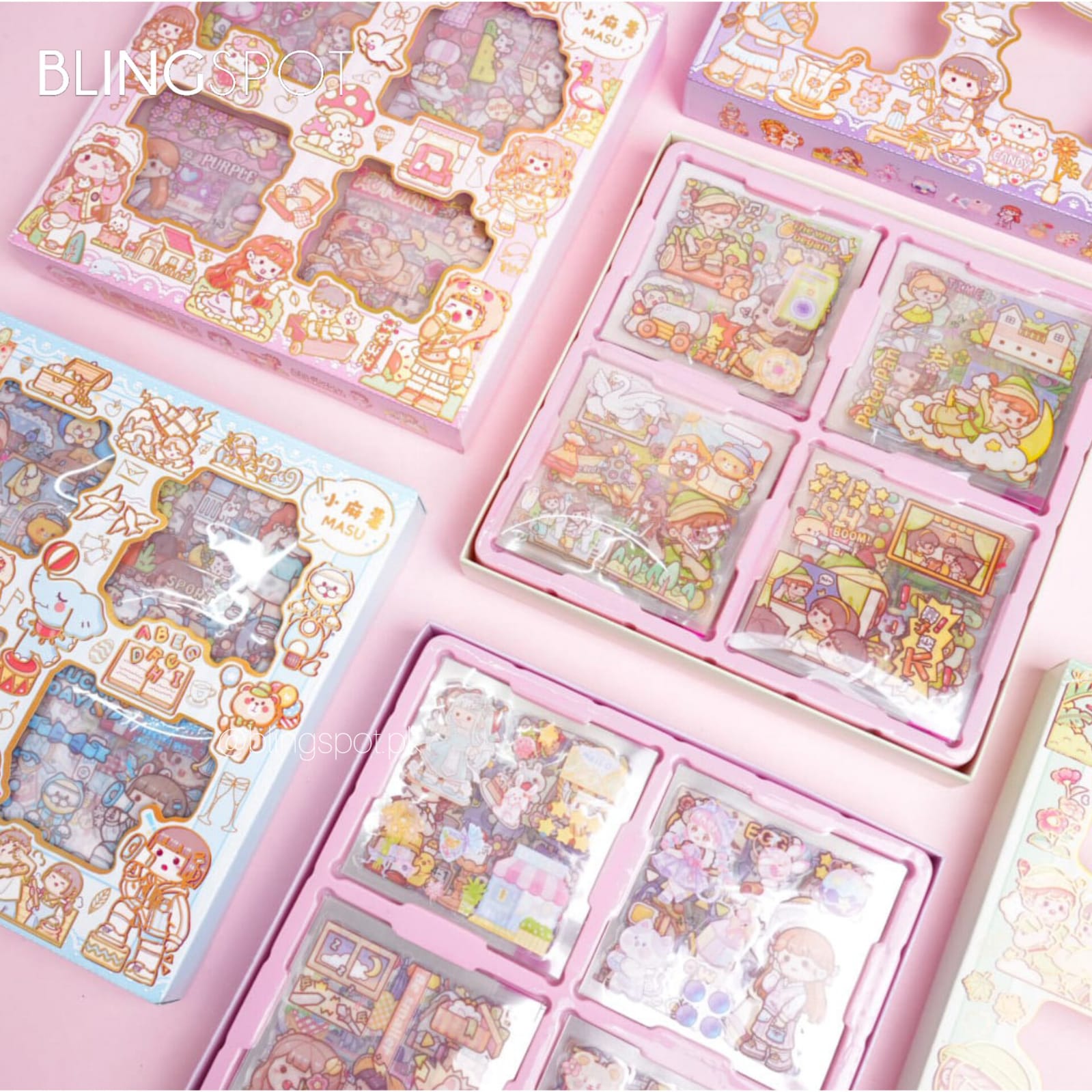 Kawaii Sticker Set Of 100 Sheets - Style 4