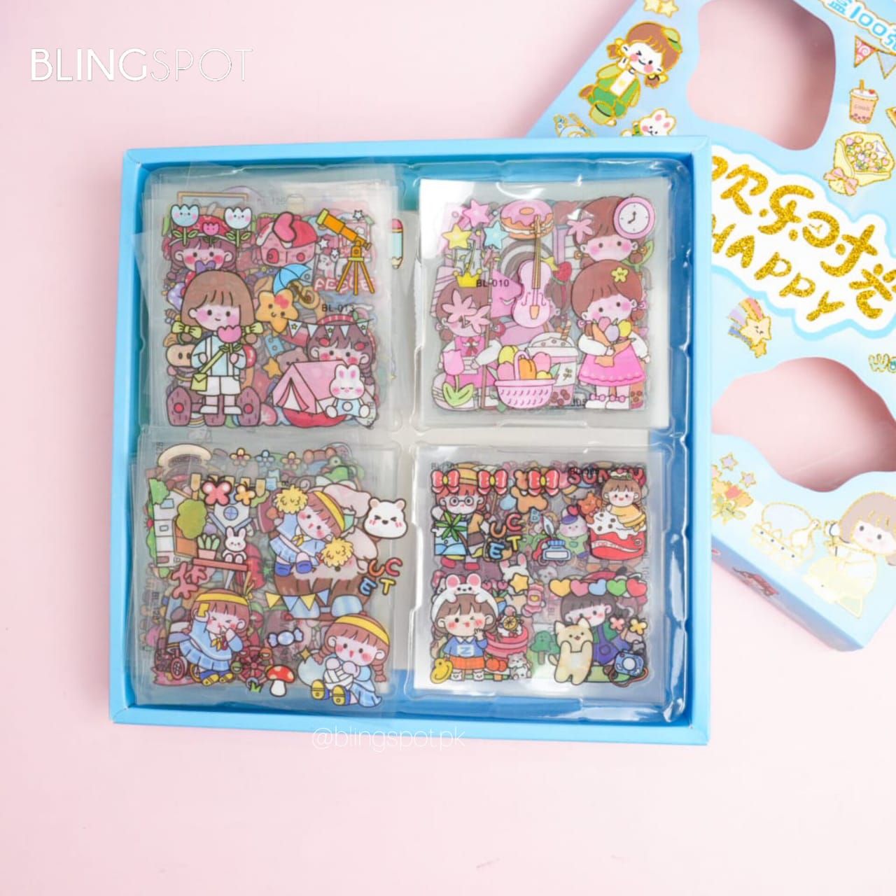 Kawaii Sticker Set Of 100 Sheets - Style 16